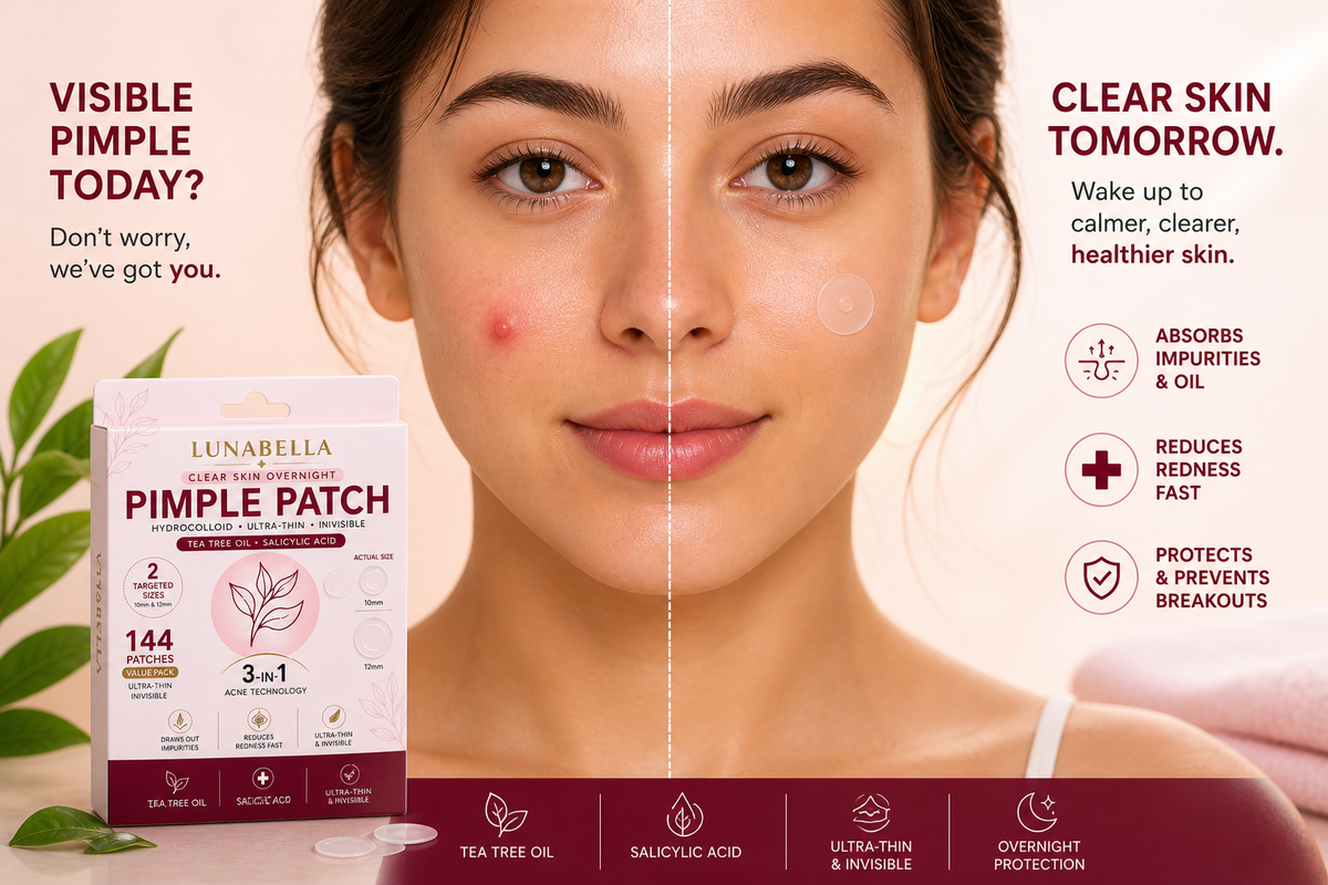 Pimple Patches - 3-in-1 Acne Blemish Treatment