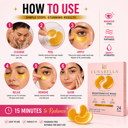 Eye Masks - Under Eye Patches for Dark Circles & Puffiness
