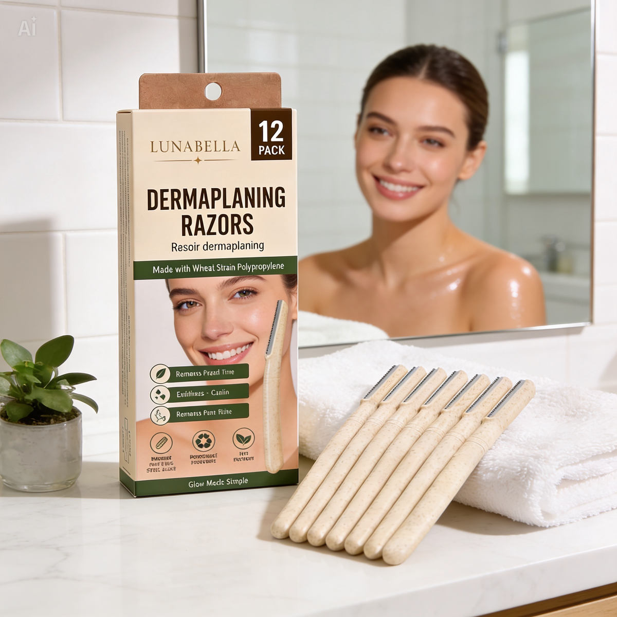 Eco-Friendly Razors - Facial Peach Fuzz & Hair Remover