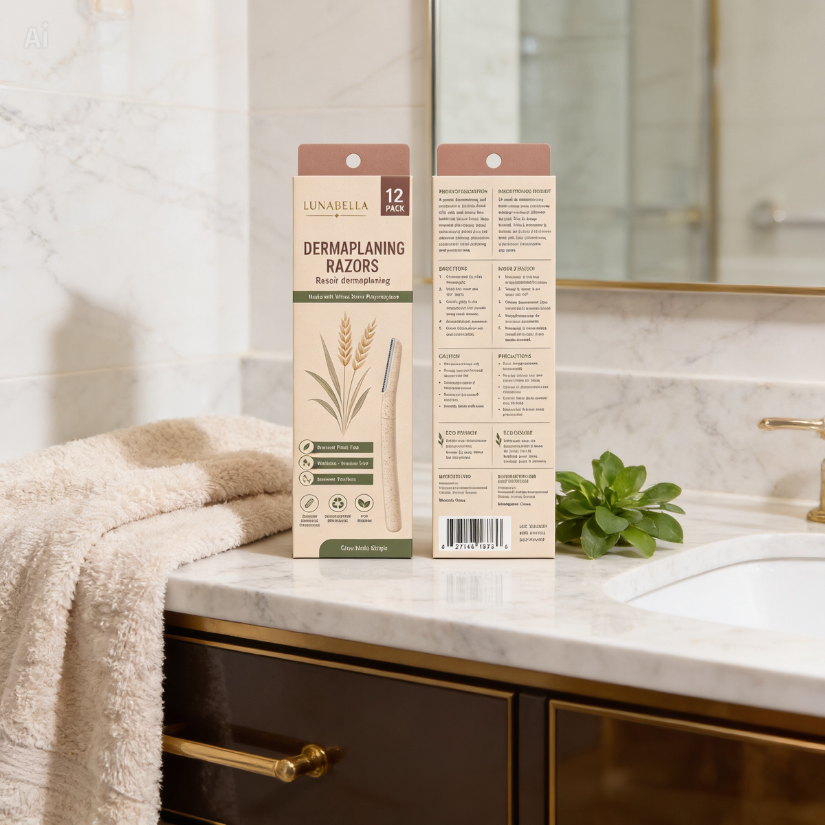 Eco-Friendly Razors - Facial Peach Fuzz & Hair Remover